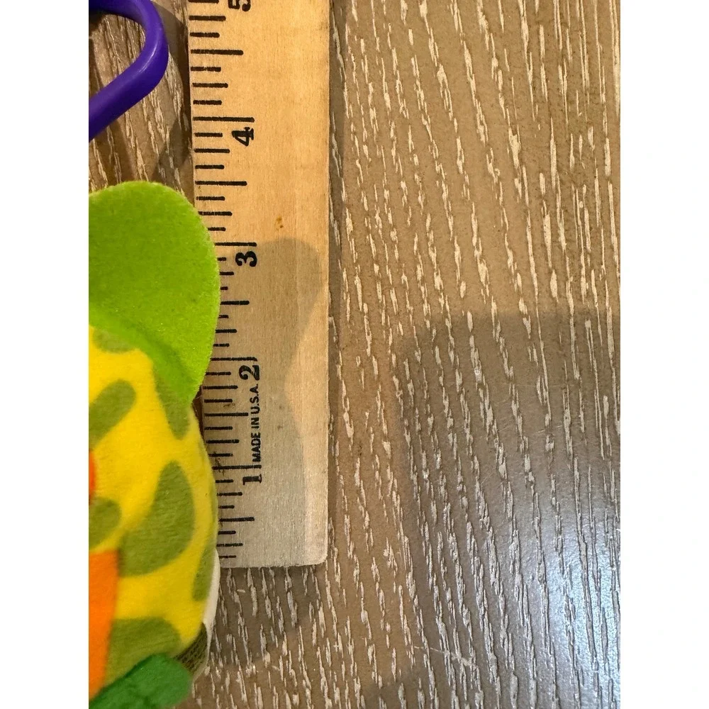 Vintage Furby McDonalds Clip-On Plush Keychain Yellow Green Tiger Electronics